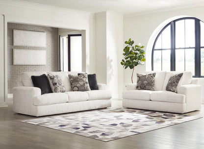 Karinne Linen Sofa and Loveseat Set