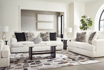 Karinne Linen Sofa and Loveseat Set