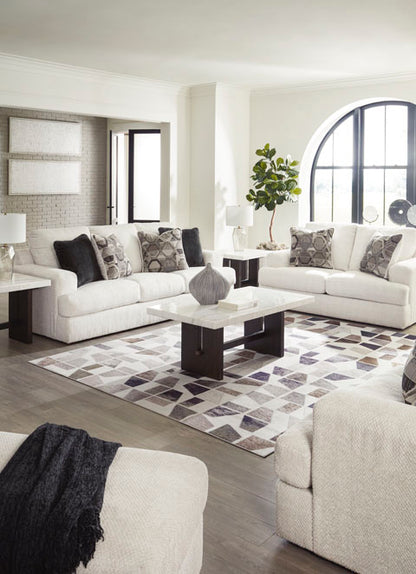 Karinne Linen Sofa and Loveseat Set