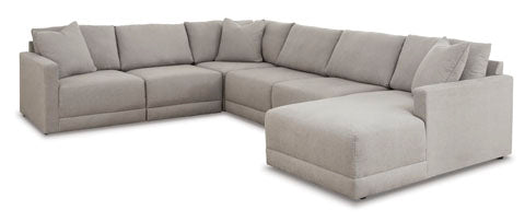 Katany Shadow 6-Piece Sectional with Chaise