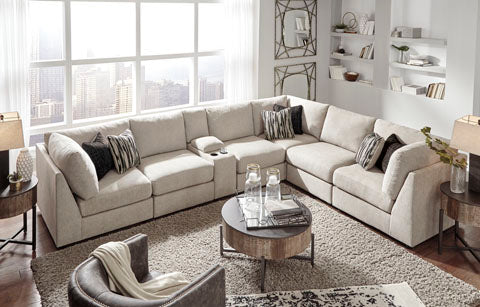 Kellway Bisque 7-Piece Sectional