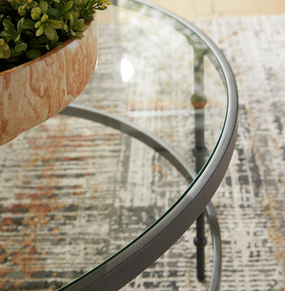 Kellyco Gunmetal Coffee and End Tables