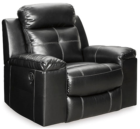 Kempten Black Pull Tab Recliner