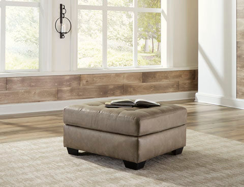 Keskin Sand Oversized Accent Ottoman