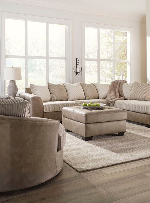 Keskin Sand 2-Piece Sectional with Chaise