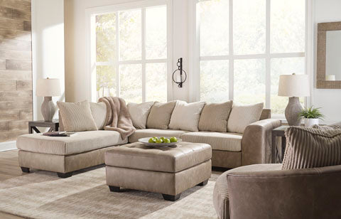 Keskin Sand 2-Piece Sectional with Chaise