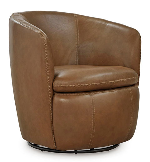 Kierreys Caramel Swivel Chair