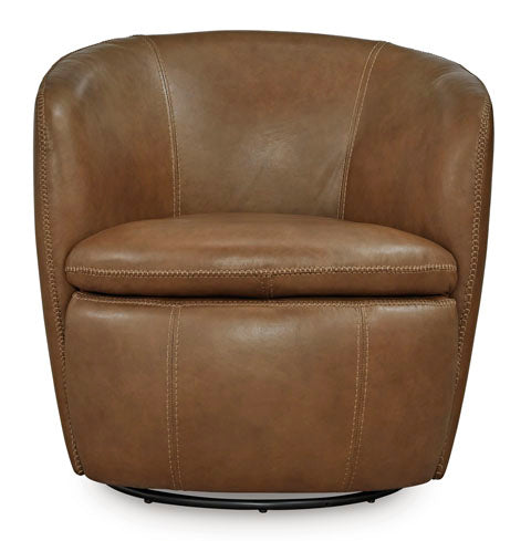 Kierreys Caramel Swivel Chair