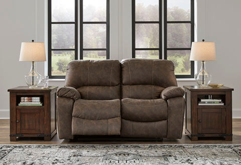 Kilmartin Chocolate Reclining Loveseat