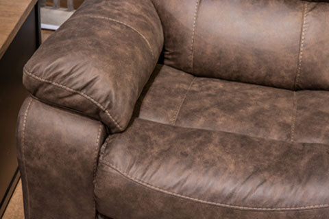 Kilmartin Chocolate Reclining Loveseat