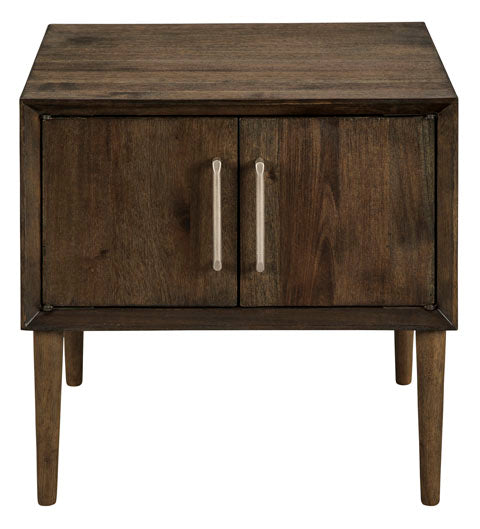 Kisper Dark Brown End Table