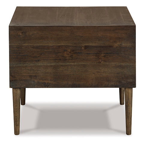 Kisper Dark Brown End Table