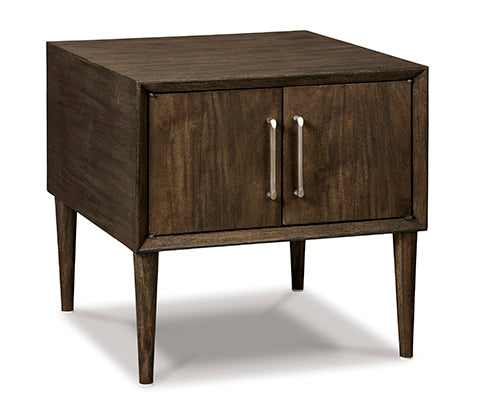 Kisper Dark Brown End Table