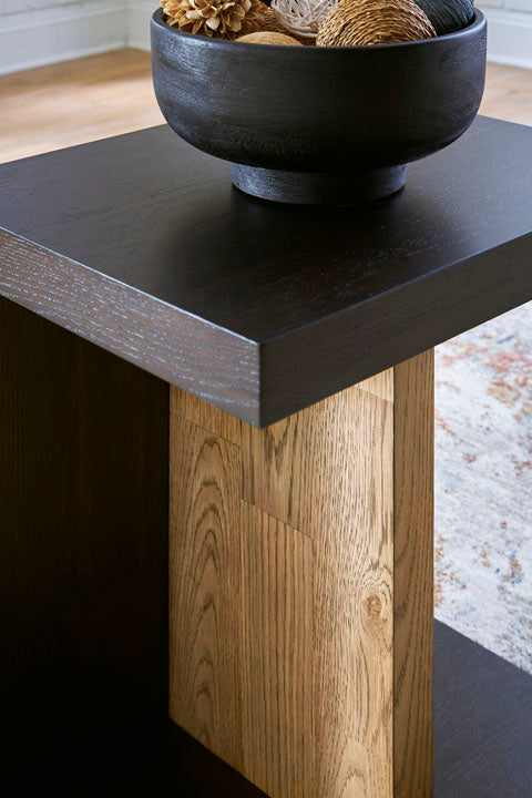 Kocomore Brown Chairside End Table