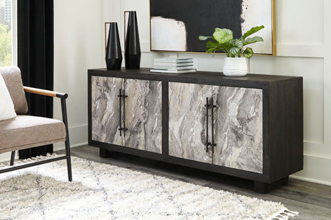 Lakenwood Black Accent Cabinet