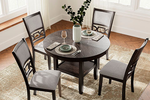 Langwest Brown 5-pc Dining Table Set