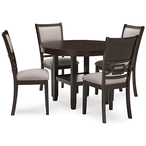 Langwest Brown 5-pc Dining Table Set