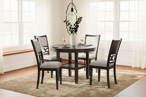 Langwest Brown 5-pc Dining Table Set