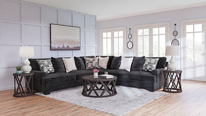 Lavernett Charcoal 3-Piece Sectional