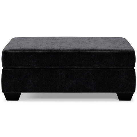 Lavernett Charcoal Oversized Accent Ottoman