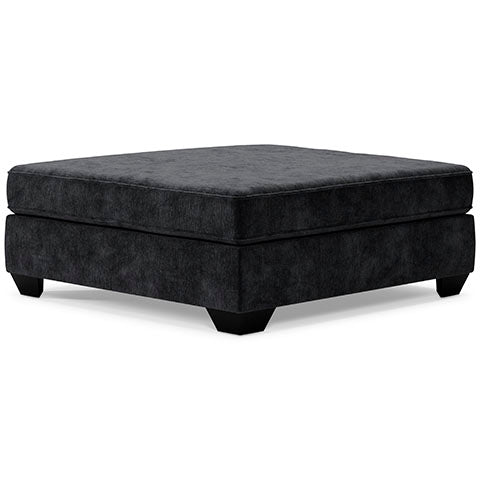 Lavernett Charcoal Oversized Accent Ottoman