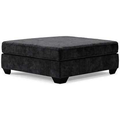 Lavernett Charcoal Oversized Accent Ottoman