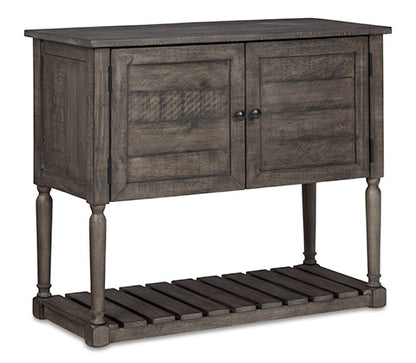 Lennick Antique Gray Accent Cabinet