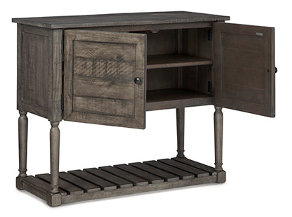 Lennick Antique Gray Accent Cabinet