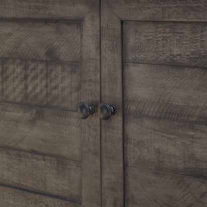 Lennick Antique Gray Accent Cabinet