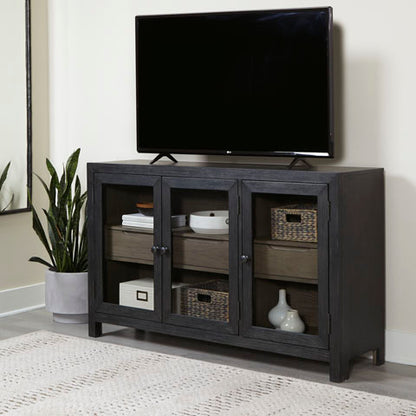 Lenston Black Accent Cabinet