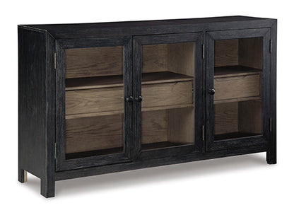 Lenston Black Accent Cabinet