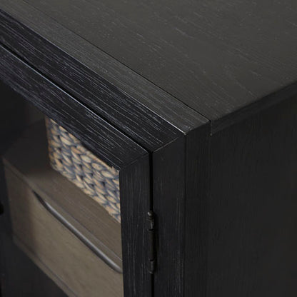 Lenston Black Accent Cabinet