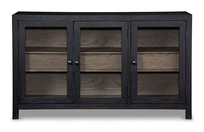 Lenston Black Accent Cabinet