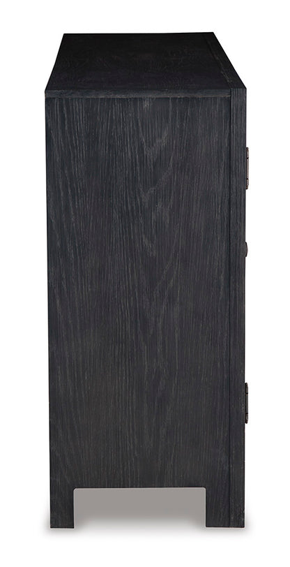 Lenston Black Accent Cabinet