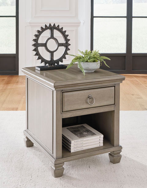 Lexorne Gray End Table