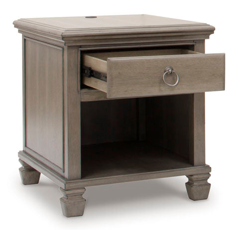 Lexorne Gray End Table