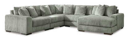 Lindyn Fog 6-Piece Sectional with Chaise