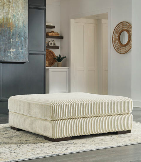 Lindyn Ivory Oversized Accent Ottoman