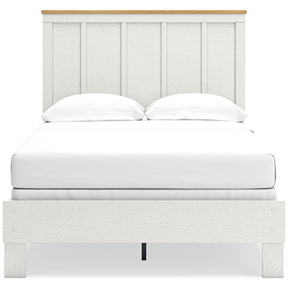 Linnocreek White Full Panel Bed