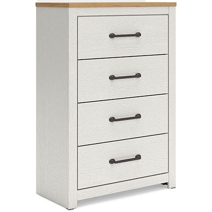 Linnocreek White Chest of Drawers