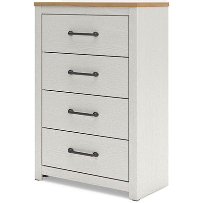 Linnocreek White Chest of Drawers
