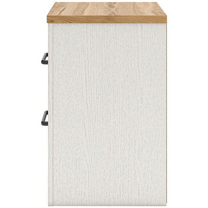 Linnocreek White Nightstand