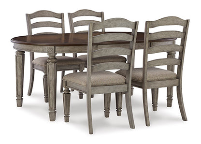 Lodenbay Two Tone 5-pc Dining Table Set