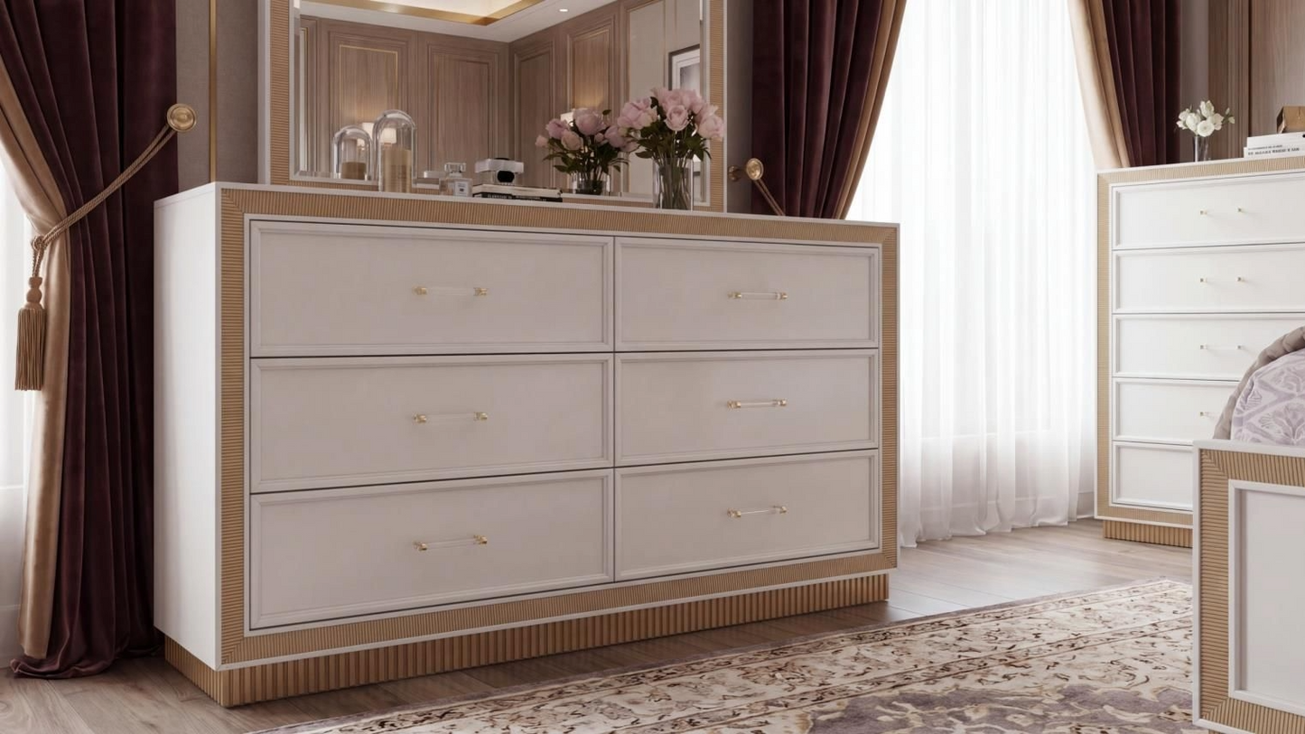 The LOLO Gold Bedroom Set by Massa Gallery