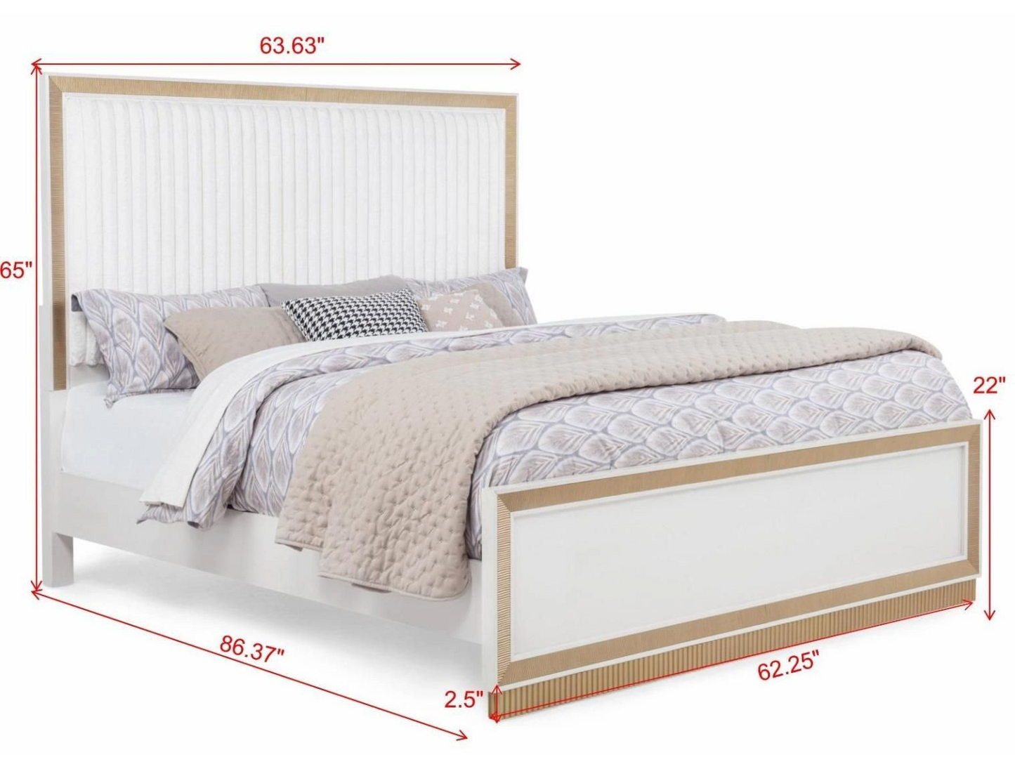The LOLO Gold Bedroom Set by Massa Gallery