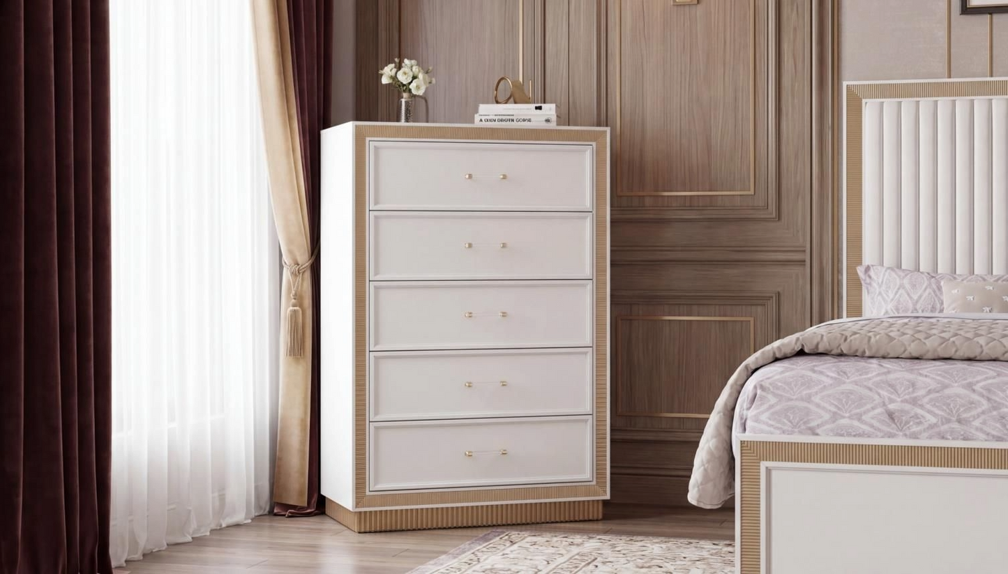 The LOLO Gold Bedroom Set by Massa Gallery