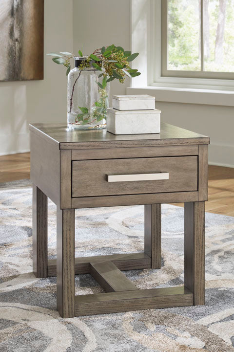 Loyaska Brown End Table