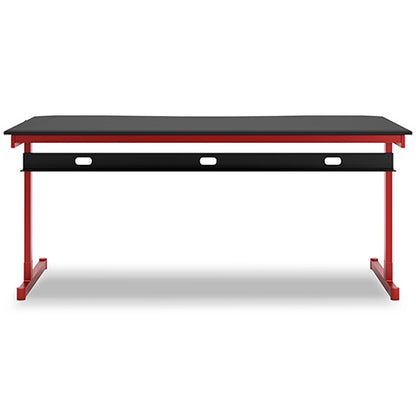 Lynxtyn Red Home Office Desk