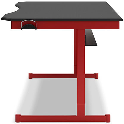 Lynxtyn Red Home Office Desk