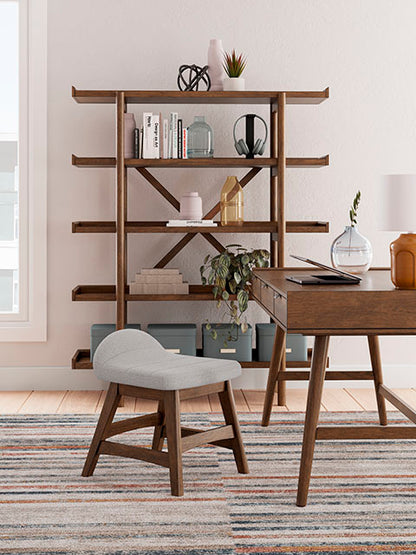 Lyncott Brown 70" Bookcase